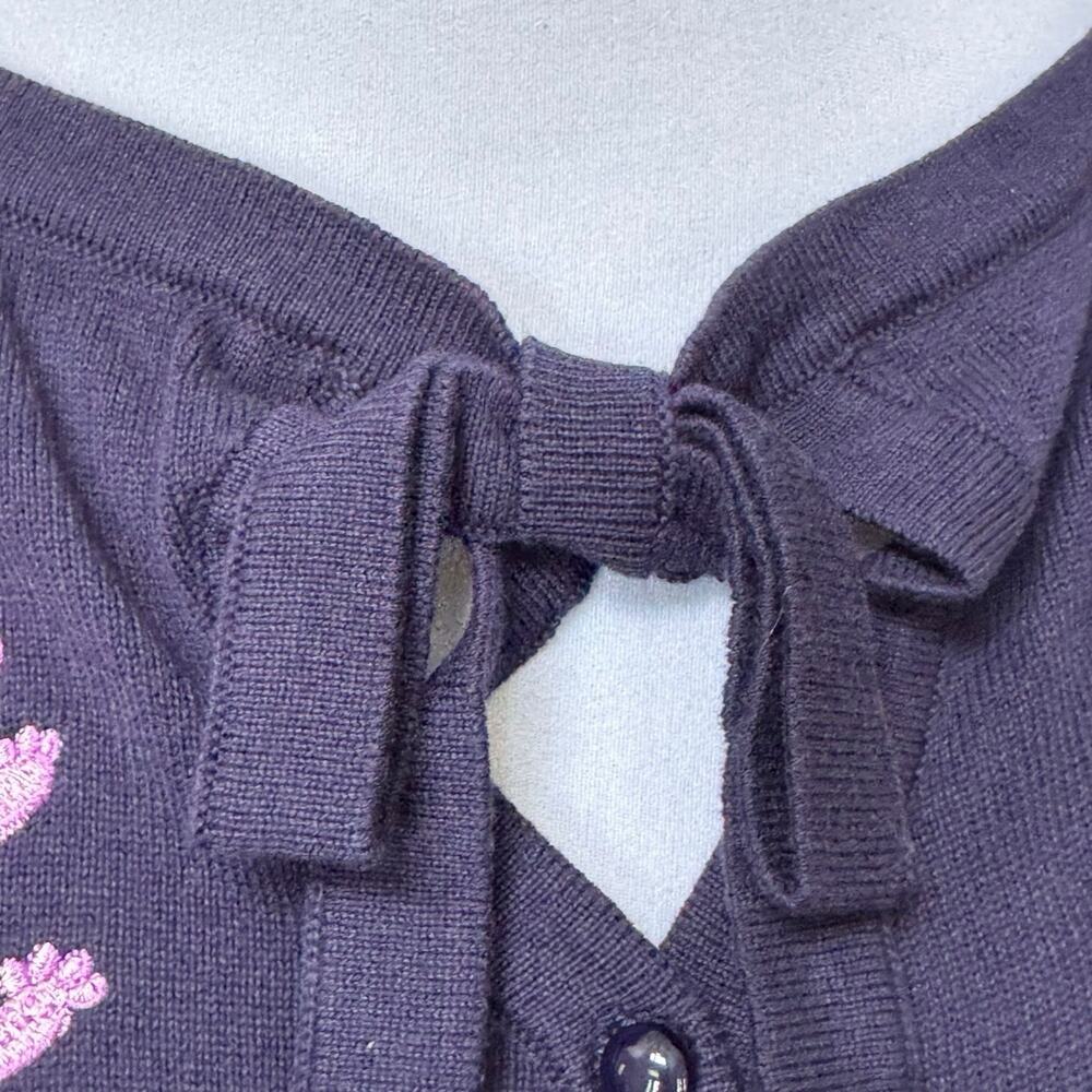 NWT ModCloth x Collectif Charlene Wonder Cactus Cardigan Sweater Navy Size M - Picture 5 of 16